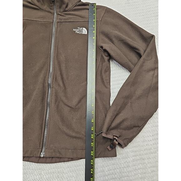 The Northface Jacket Womens Small Brown Fleece Full Zip - Picture 2 of 8